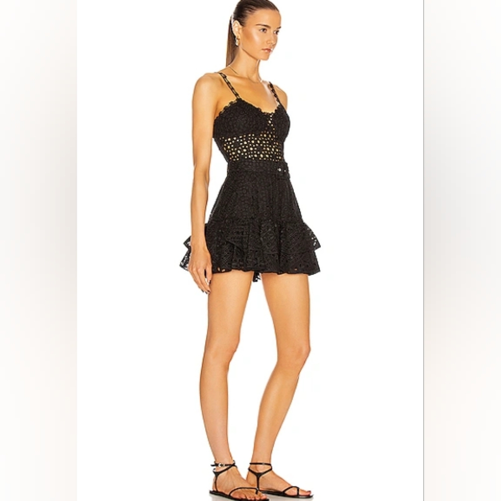 Charo Ruiz Ibiza Marianne Short Eyelet Dress